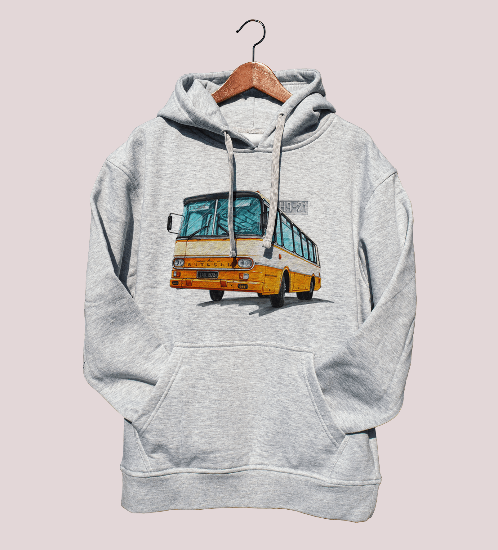 Autosan H9 — bluza (Rozmiar: XL; Kolor bluzy: szary; Rodzaj nadruku: Autosan H9)