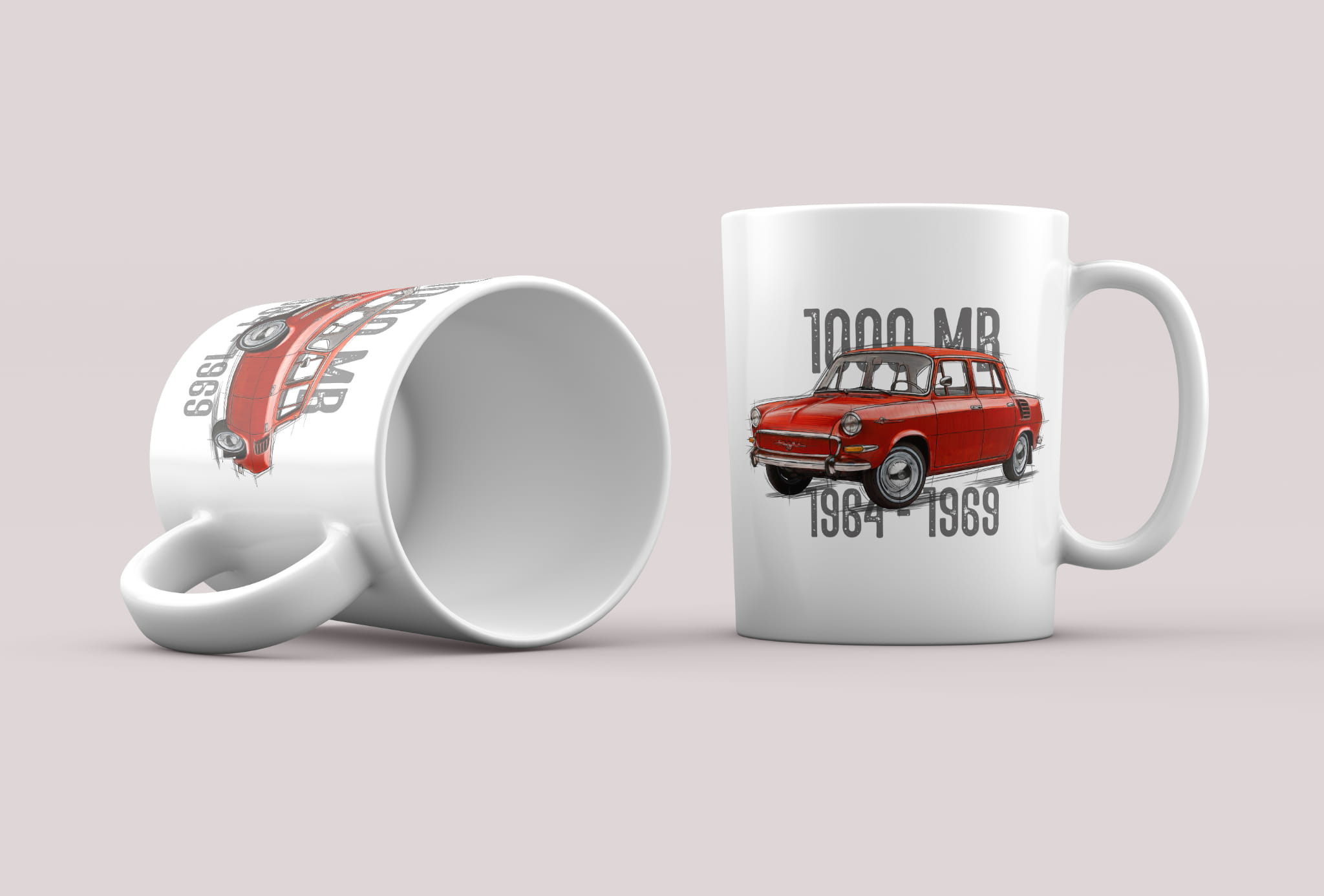 Škoda 1000 MB — kubek (Rodzaj nadruku: Škoda 1000 MB)