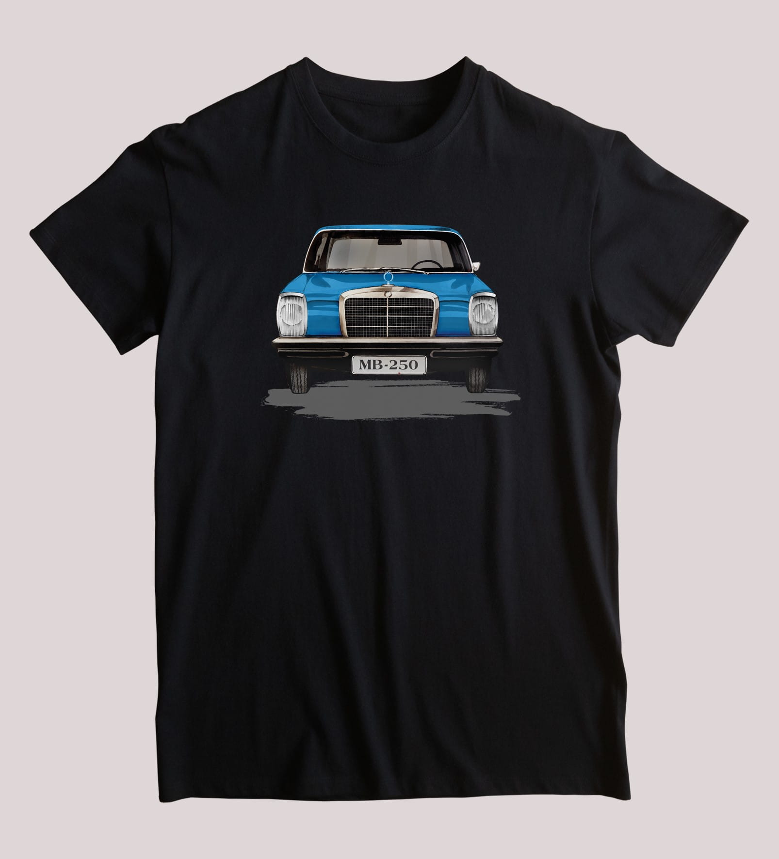 Mercedes-Benz — koszulka (Kolor koszulki: czarny; Rozmiar: XS (męska); Rodzaj nadruku: Mercedes-Benz)