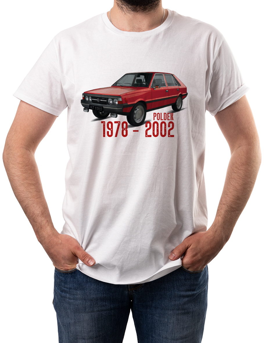 Polonez — koszulka (Kolor koszulki: biały; Rozmiar: 5XL (męska); Rodzaj nadruku: Polonez)