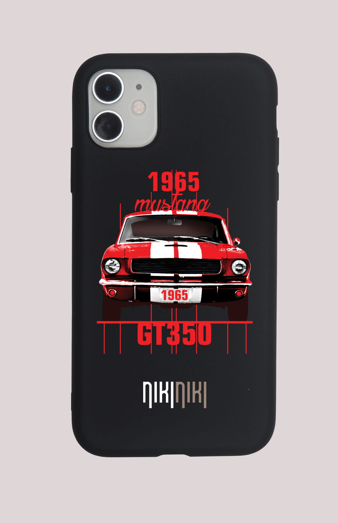 Ford Mustang — etui (Producent telefonu: IPHONE; Model telefonu: 14 PRO MAX 6.7"; Kolor etui: czarny; Rodzaj nadruku: Ford Mustang)