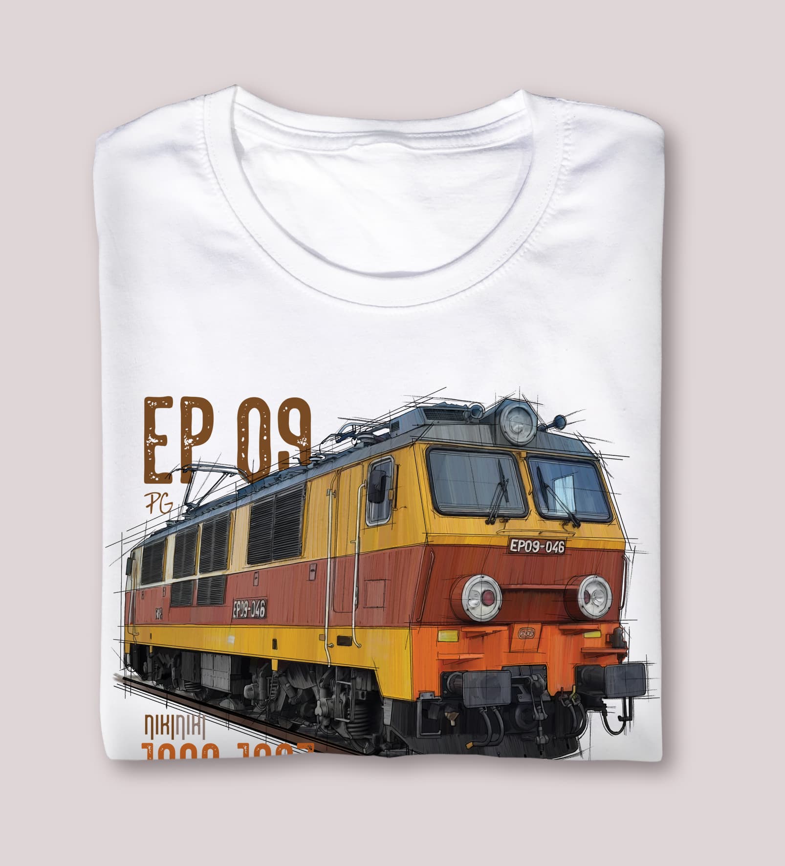 EP09 Dziewiątka — koszulka (Kolor koszulki: biały; Rozmiar: 9 - 11 lat; Rodzaj nadruku: EP09 Dziewiątka)