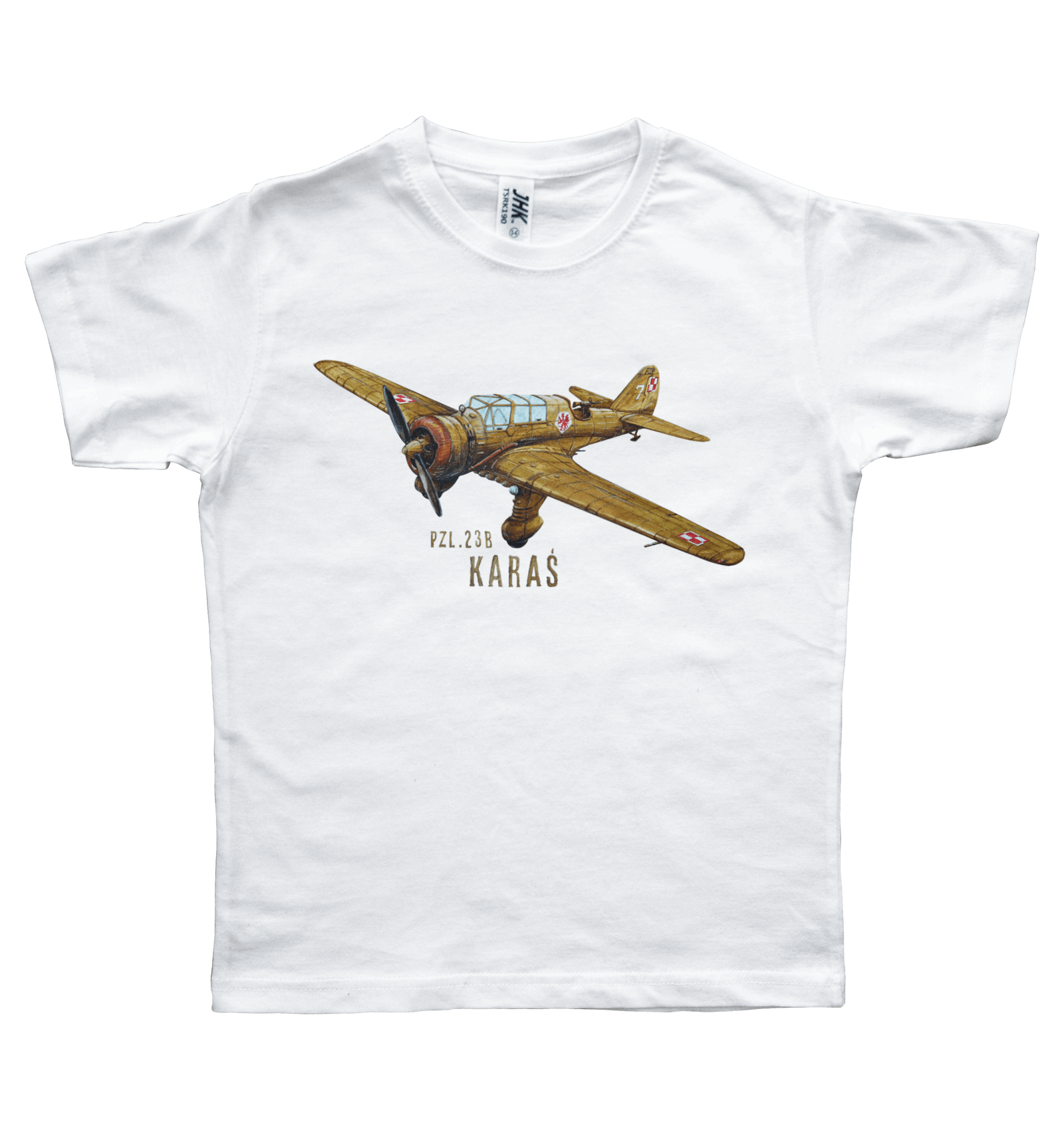 Karaś — koszulka (Kolor koszulki: biały; Rozmiar: 3 - 4 lata; Rodzaj nadruku: Karaś)