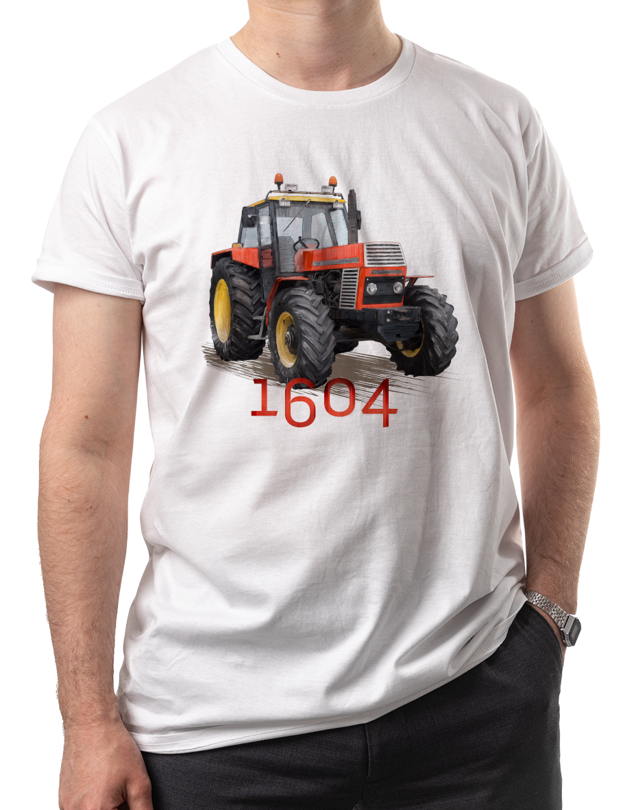 Ursus 1604 — koszulka (Kolor koszulki: biały; Rozmiar: S (męska); Rodzaj nadruku: Ursus 1604)