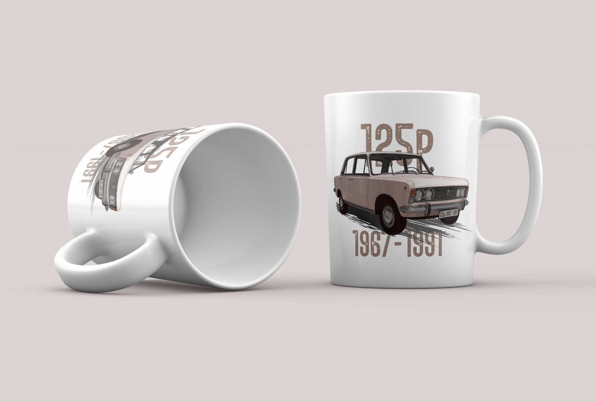 Duży Fiat — kubek (Rodzaj nadruku: Duży Fiat)