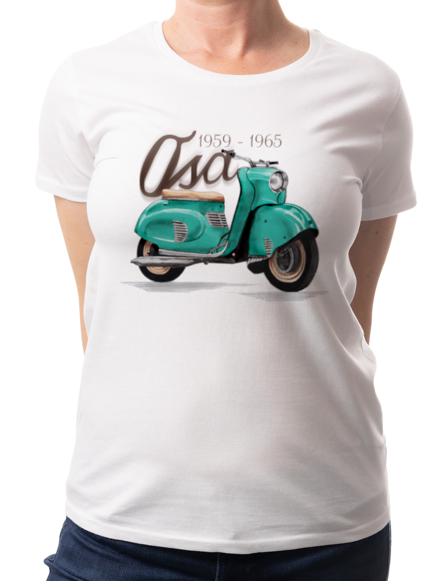 Osa — koszulka (Kolor koszulki: biały; Rozmiar: L (damska); Rodzaj nadruku: Osa)