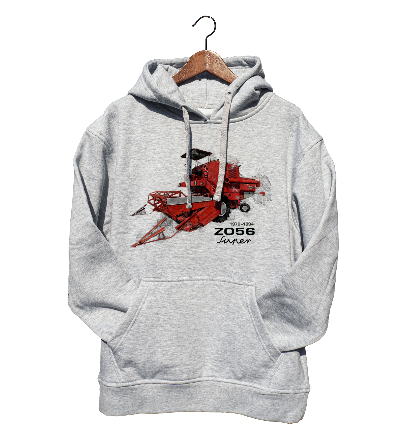 Bizon Super — bluza (Rozmiar: XL; Kolor bluzy: szary; Rodzaj nadruku: Bizon)