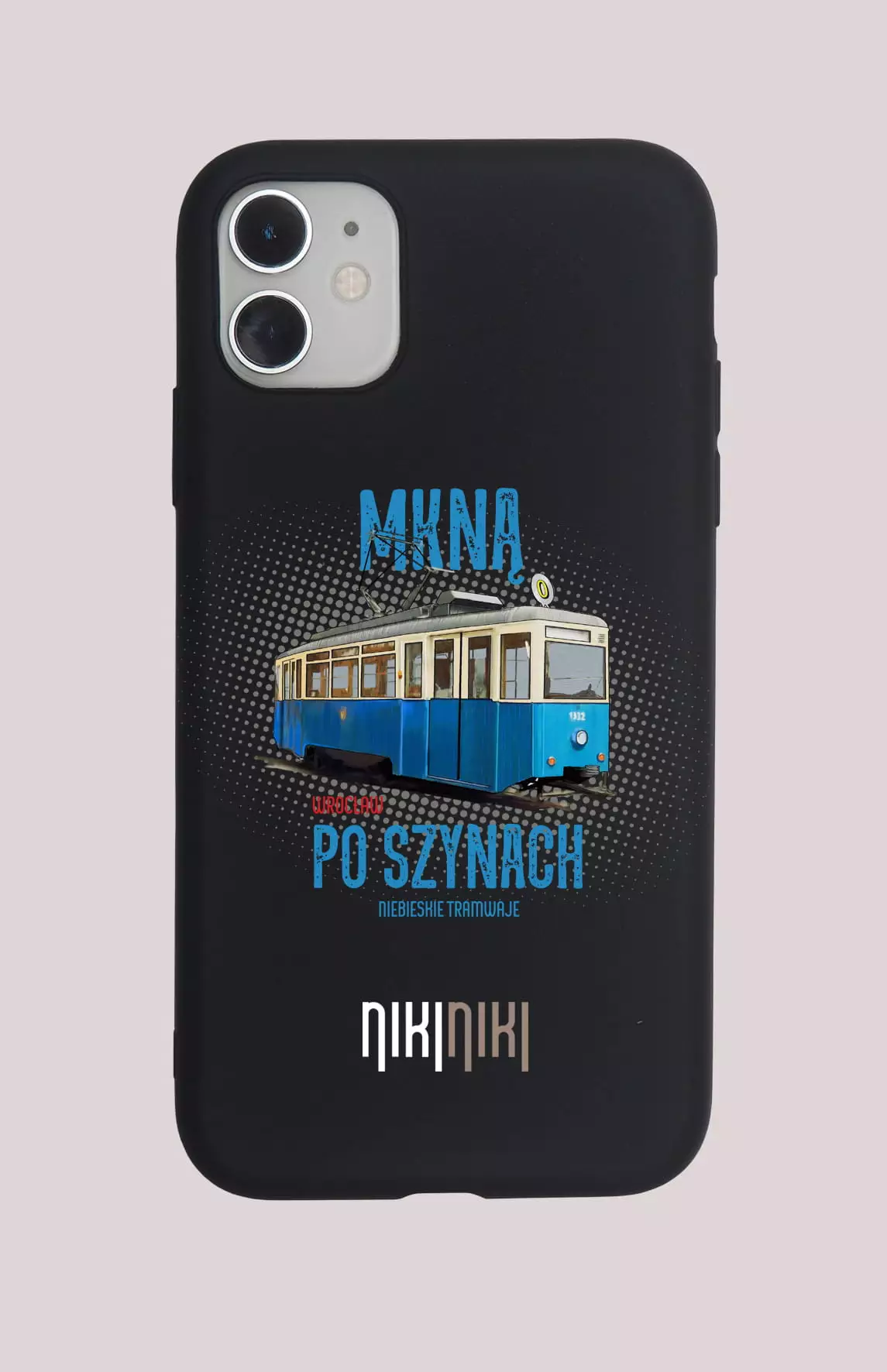 Konstal N — etui (Producent telefonu: HUAWEI; Model telefonu: P SMART 2020; Kolor etui: czarny; Rodzaj nadruku: Konstal N)
