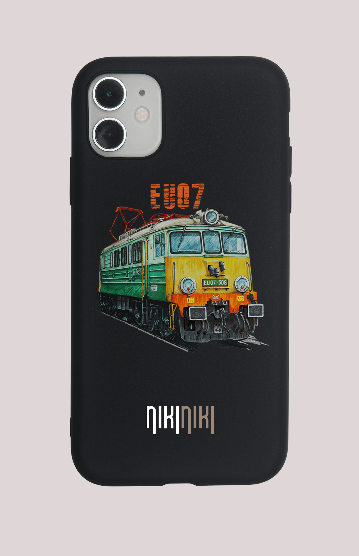 EU07 — etui (Producent telefonu: HUAWEI; Model telefonu: Y6P; Kolor etui: czarny; Rodzaj nadruku: EU07)