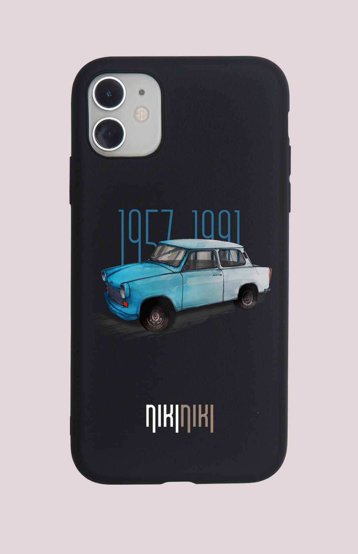 Trabant — etui (Producent telefonu: SAMSUNG; Model telefonu: A03; Kolor etui: czarny; Rodzaj nadruku: Trabant)