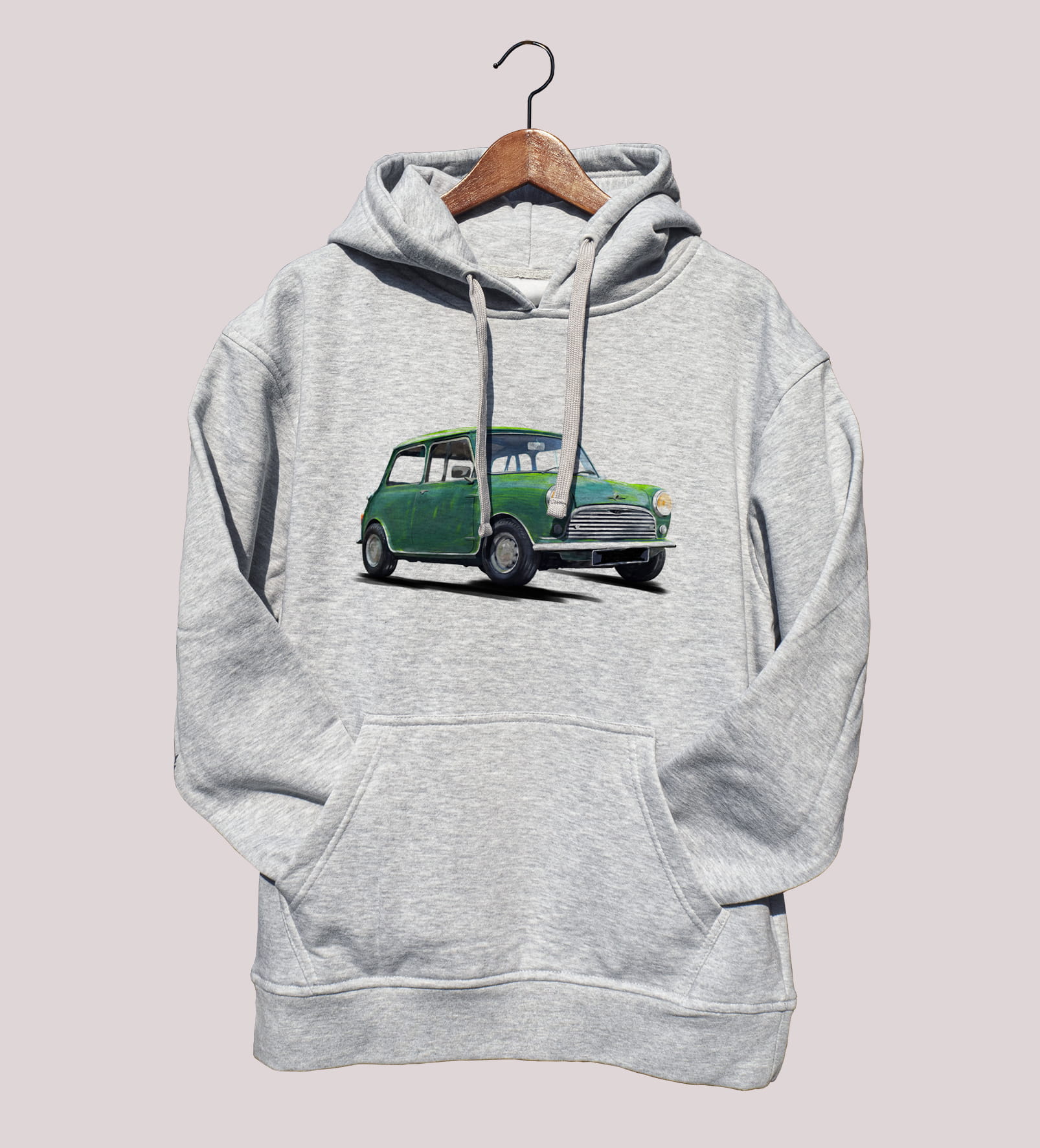 Mini — bluza (Rozmiar: M; Kolor bluzy: szary; Rodzaj nadruku: Mini)