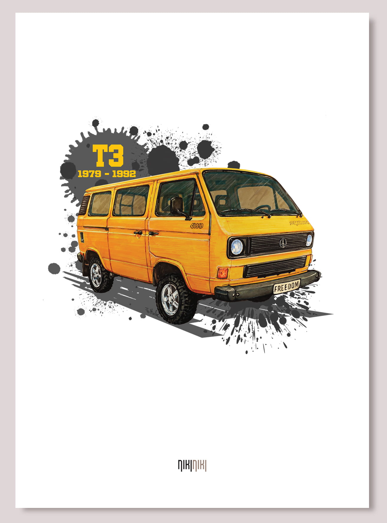 VW T3 — plakat