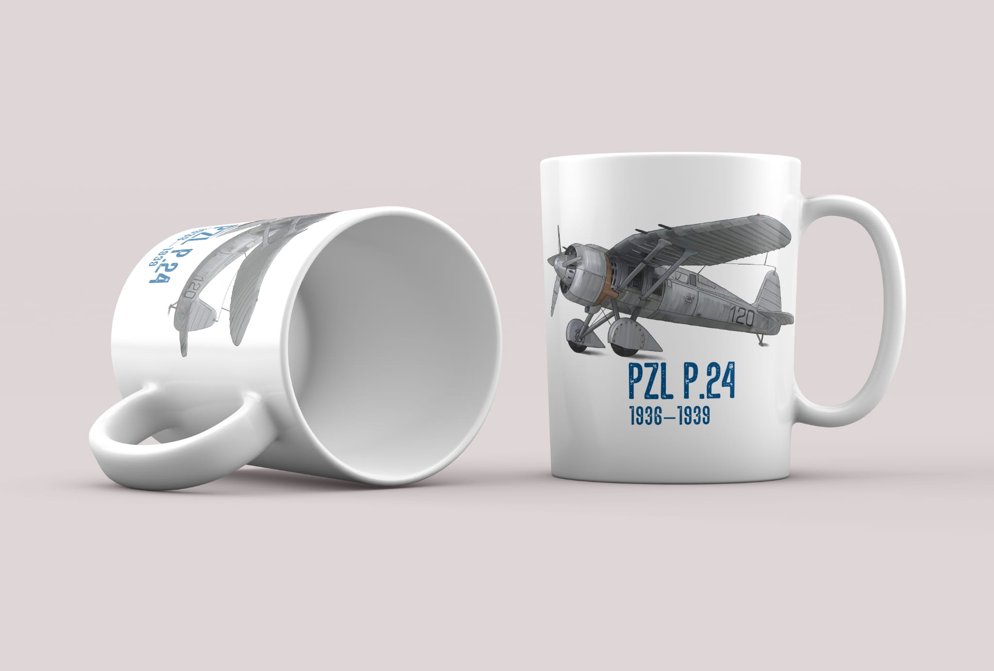 PZL P.24 — kubek (Rodzaj nadruku: PZL P.24)