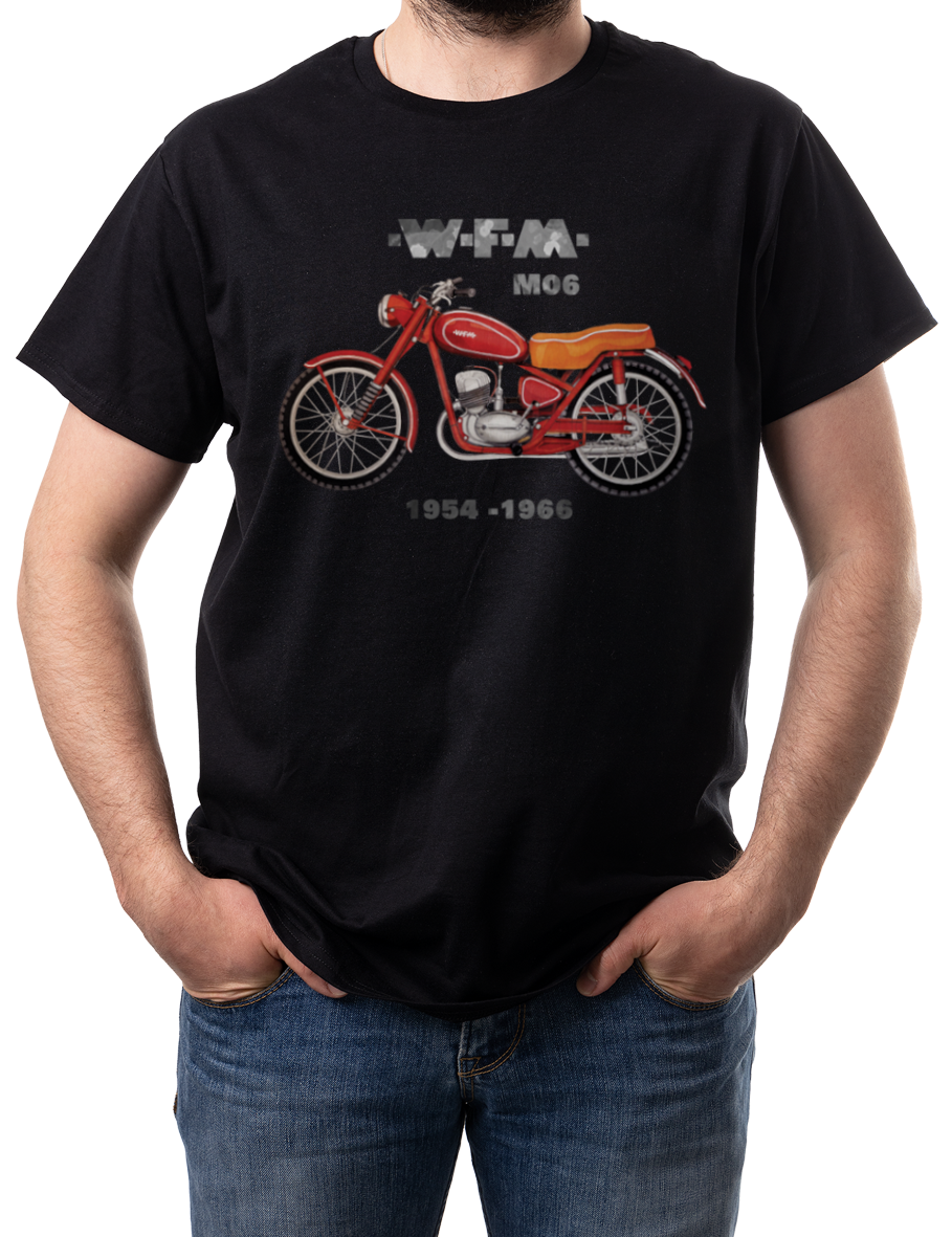 WFM — koszulka (Kolor koszulki: czarny; Rozmiar: 4XL (męska); Rodzaj nadruku: WFM)