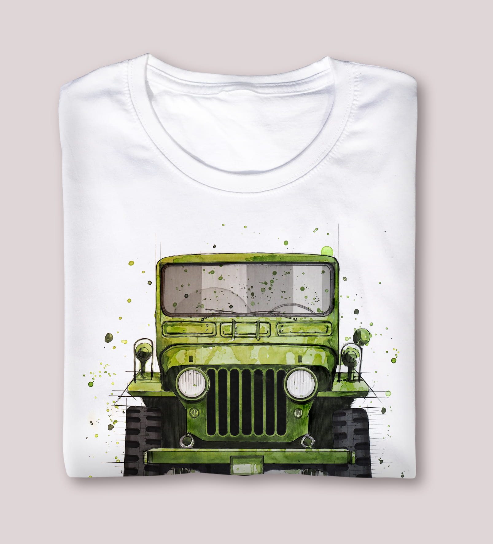 Willys — koszulka (Kolor koszulki: biały; Rozmiar: S (męska); Rodzaj nadruku: Willys)