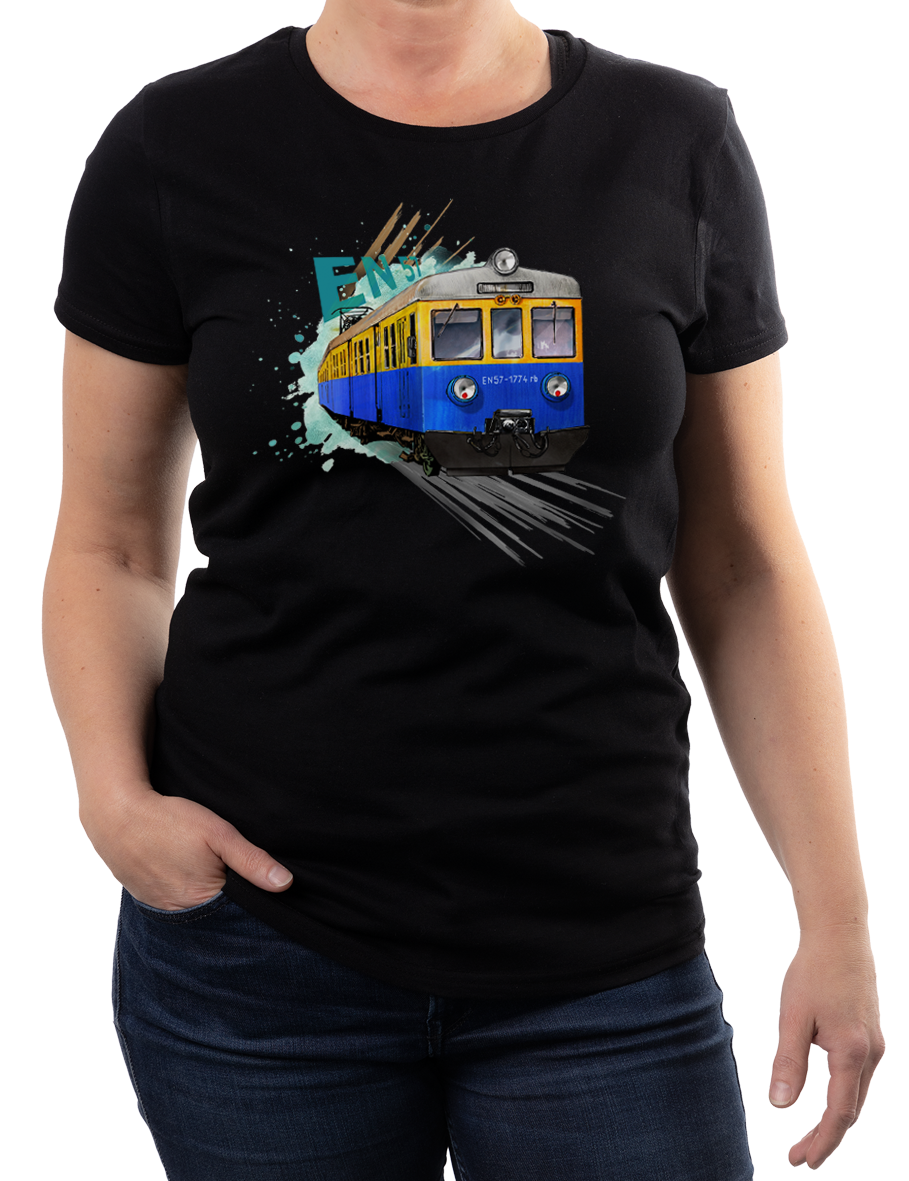 EN57 — koszulka (Kolor koszulki: czarny; Rozmiar: L (damska); Rodzaj nadruku: EN57)