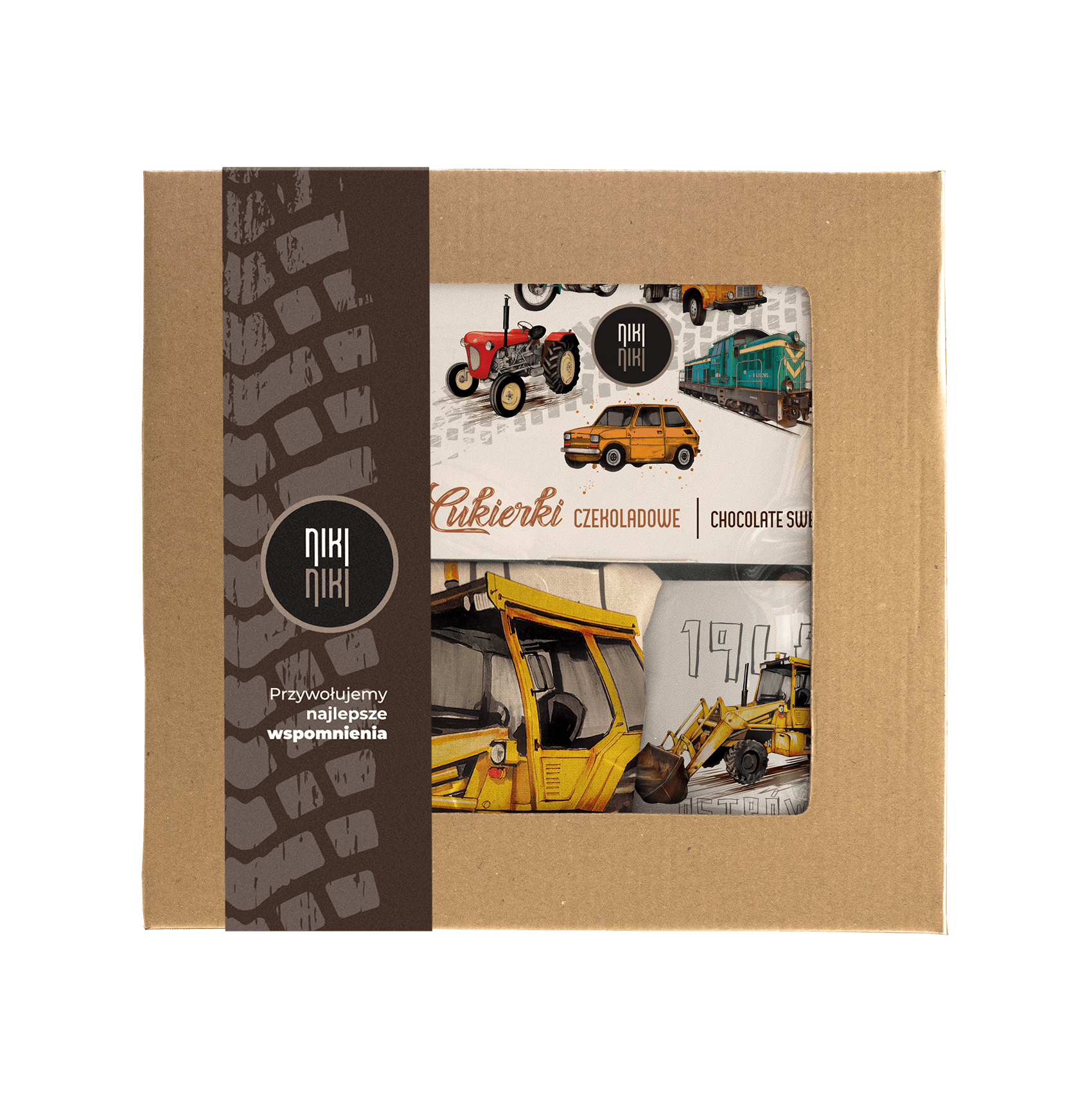 Ostrówek — paczka (Zawartość paczki: koszulka - torba - kubek - słodycze; Rozmiar koszulki / bluzy: 3XL (męska); Kolor koszulki / bluzy: biały; Rodzaj