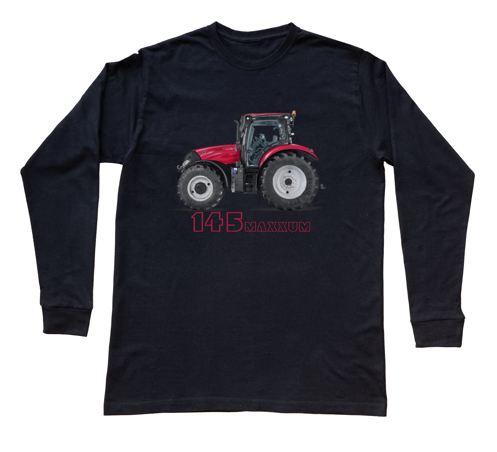 Case — bluzka z długim rękawem (Rozmiar: XL (dorosła); Kolor koszulki: czarny; Rodzaj nadruku: Case)