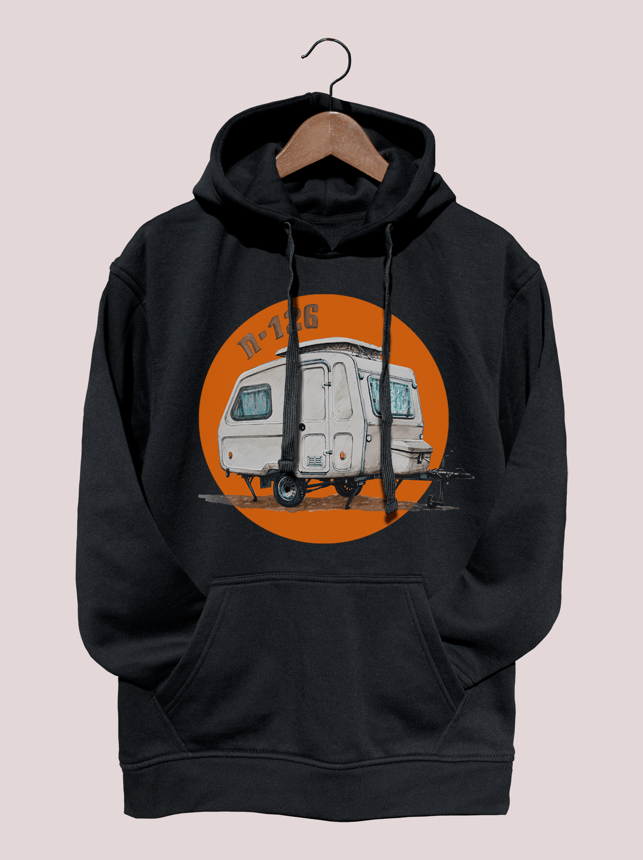 Niewiadów N-126 — bluza (Rozmiar: 12 - 14 lat; Kolor bluzy: czarny; Rodzaj nadruku: Niewiadów N-126)