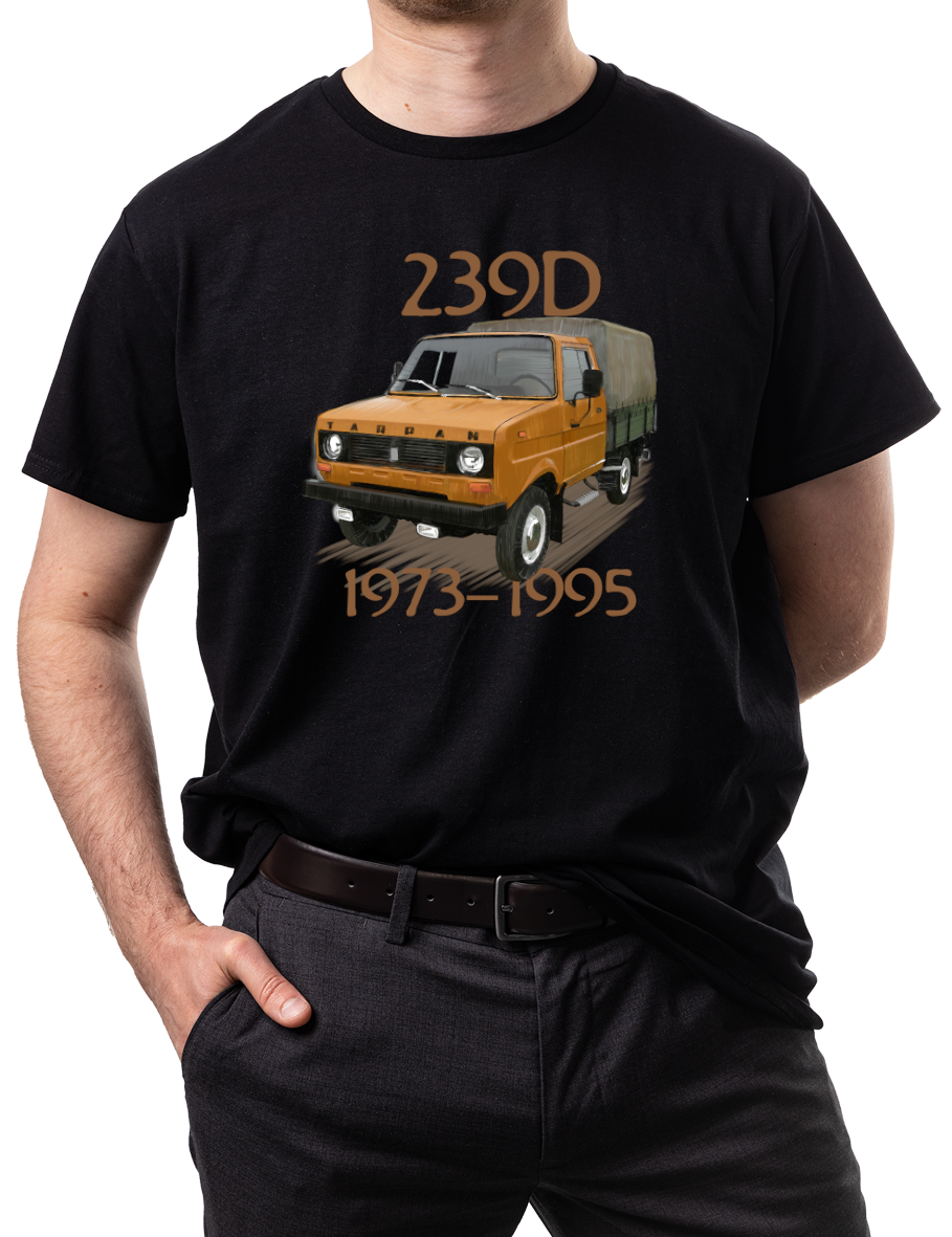 Tarpan — koszulka (Kolor koszulki: czarny; Rozmiar: 5XL (męska); Rodzaj nadruku: Tarpan)