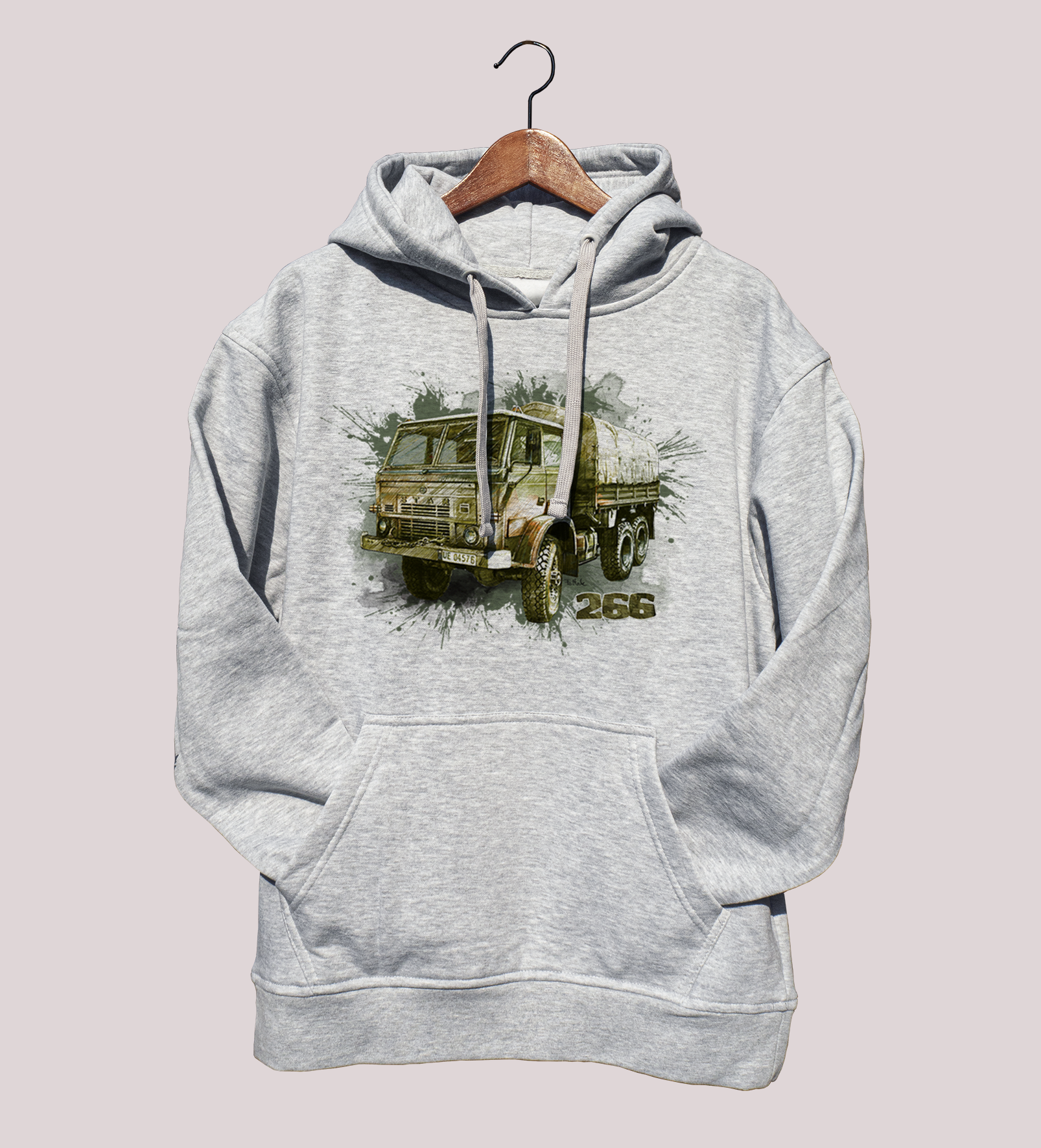 Star 266 — bluza (Rozmiar: 7 - 8 lat; Kolor bluzy: szary; Rodzaj nadruku: Star 266)