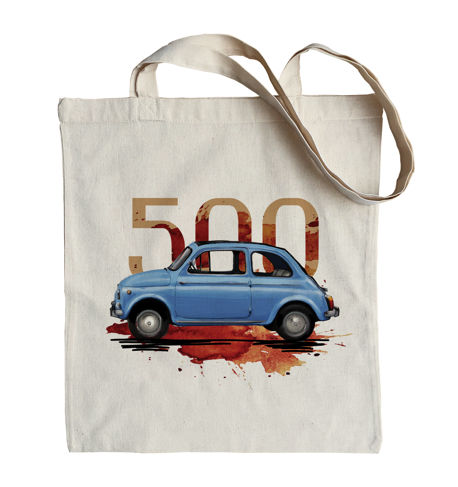 Fiat 500 — torba (Rodzaj nadruku: Fiat 500)