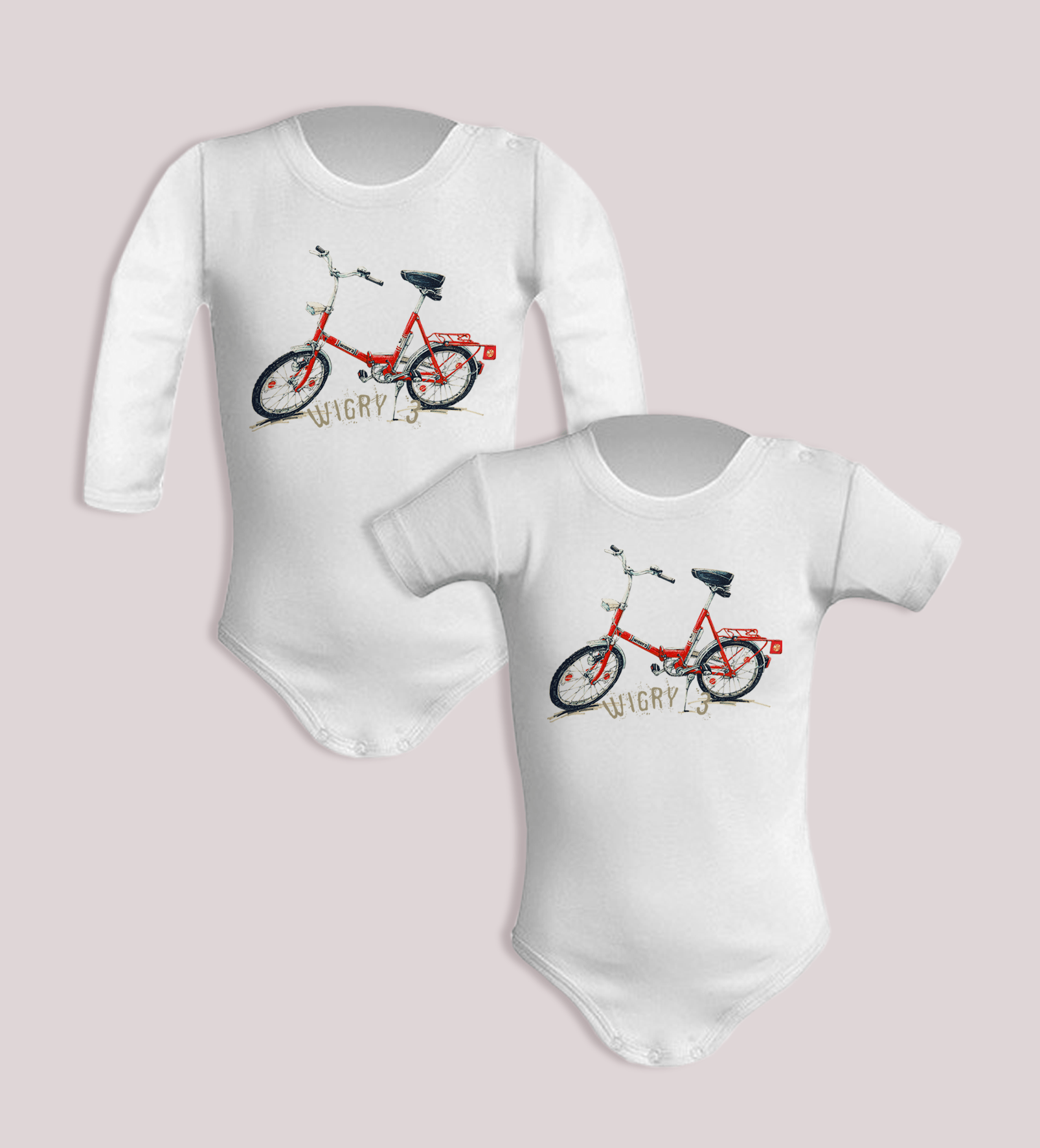 Wigry 3 — body (Rozmiar: 6M; Długość rękawa: krótki; Rodzaj nadruku: Wigry 3)