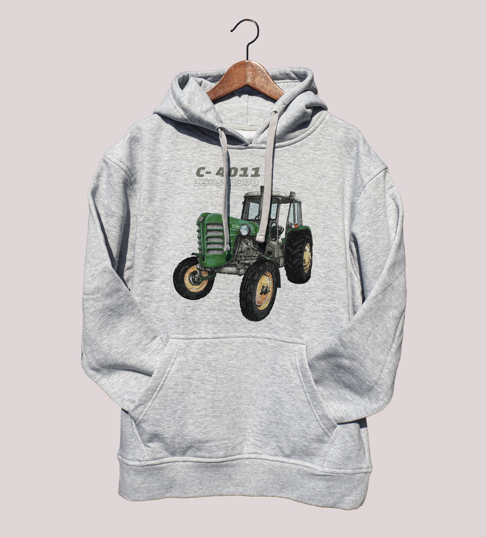 Ursus C-4011 — bluza (Rozmiar: 5 - 6 lat; Kolor bluzy: szary; Rodzaj nadruku: Ursus C-4011)