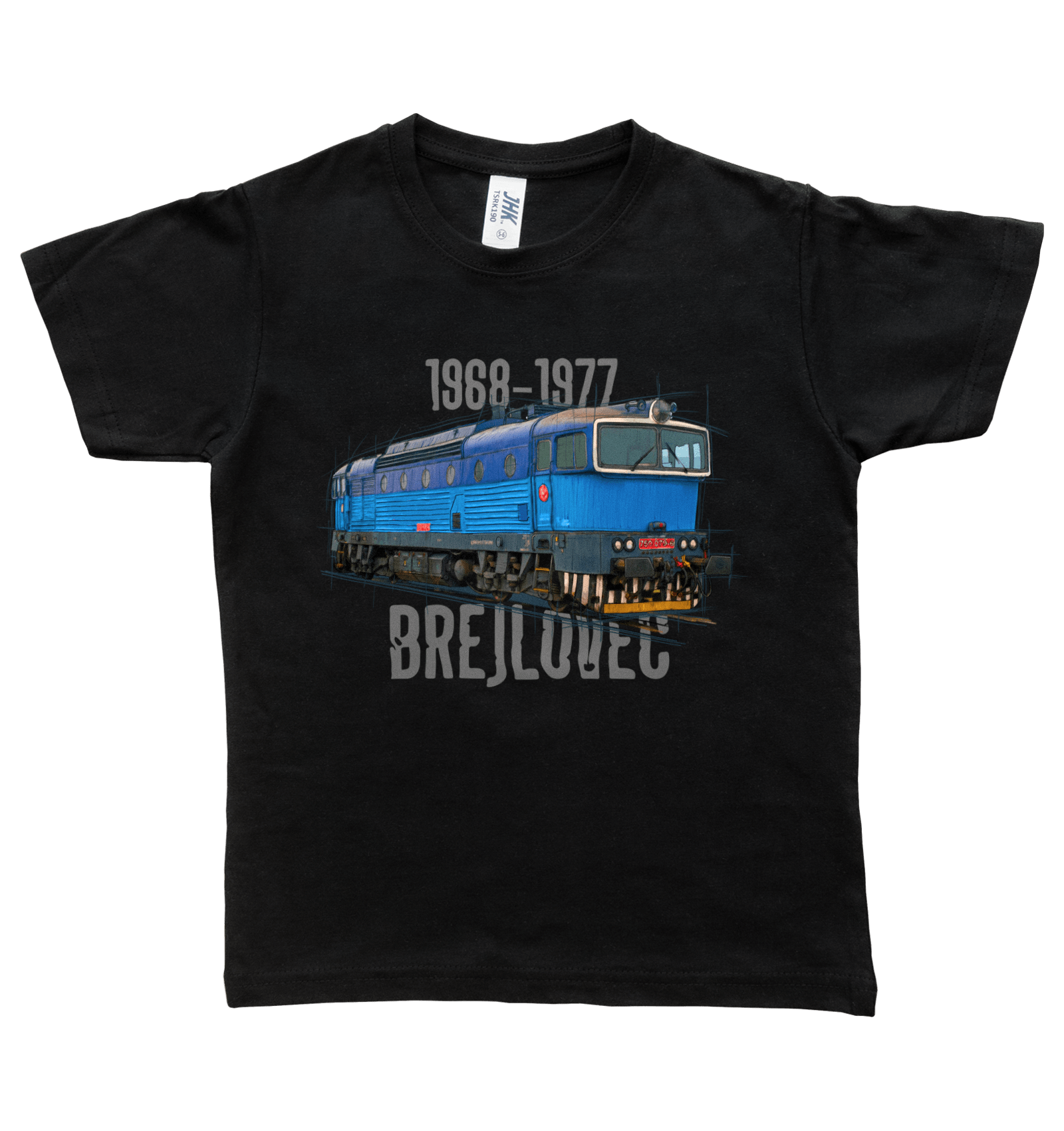 Brejlovec — koszulka (Kolor koszulki: czarny; Rozmiar: 7 - 8 lat; Rodzaj nadruku: Brejlovec)