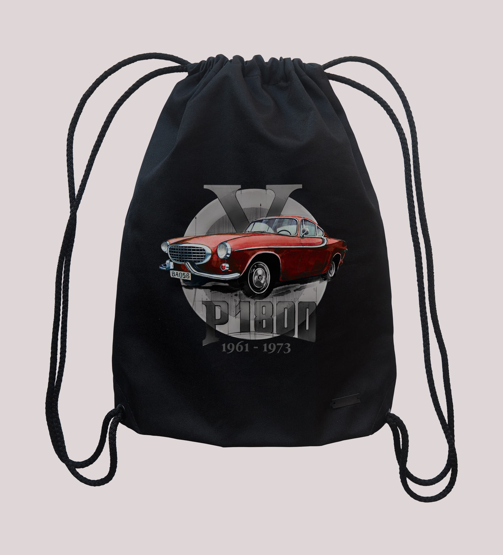 Volvo P1800 — plecak (Rodzaj nadruku: Volvo P1800)