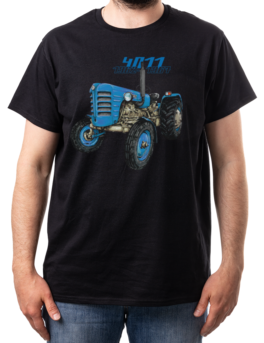 Zetor 4011 — koszulka (Kolor koszulki: czarny; Rozmiar: XXL (damska); Rodzaj nadruku: Zetor 4011)