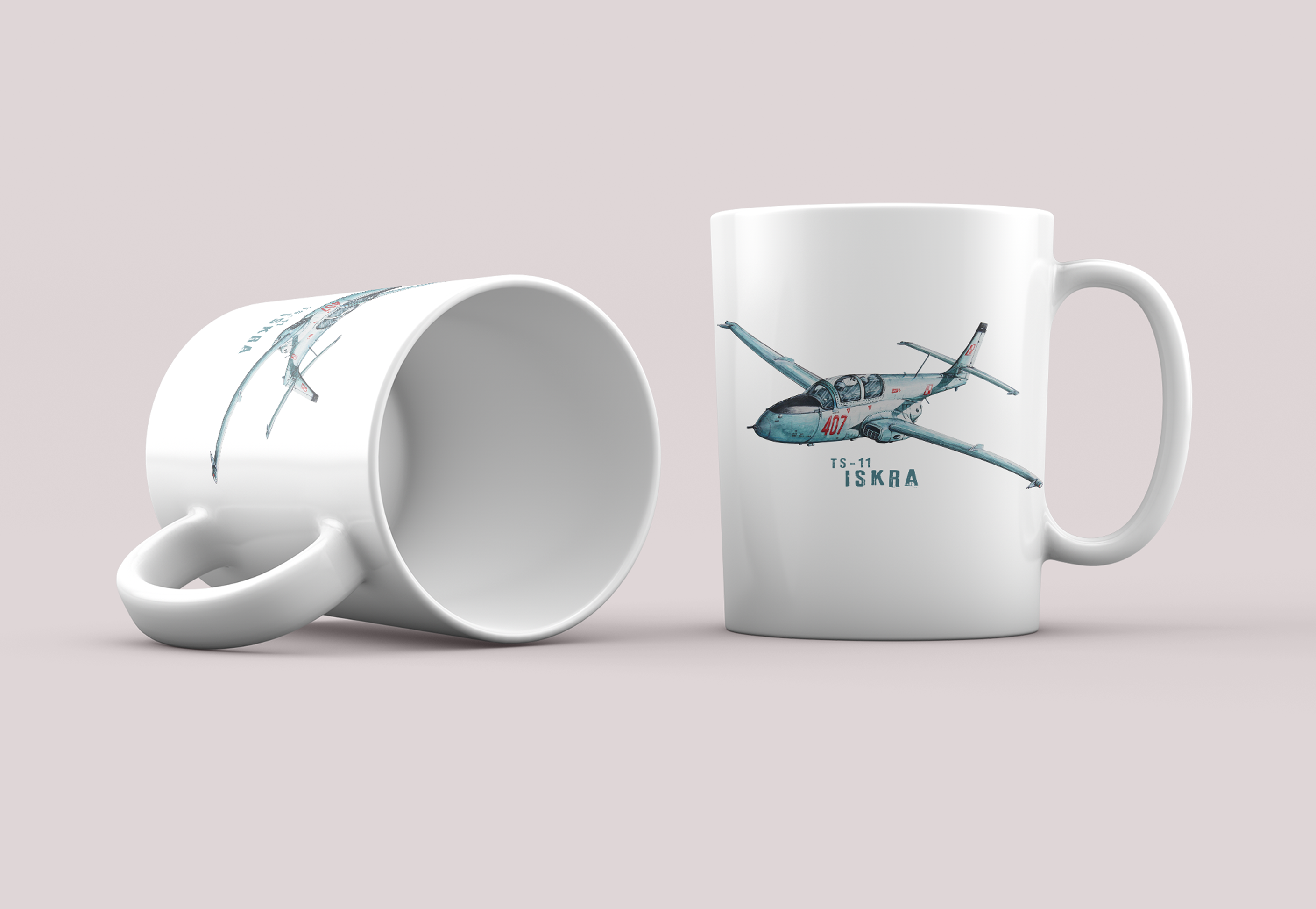 Iskra — kubek (Rodzaj nadruku: Iskra)