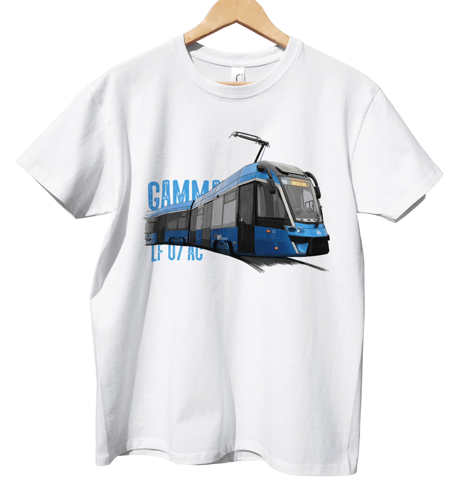 Moderus Gamma — koszulka (Kolor koszulki: biały; Rozmiar: 3XL (męska); Rodzaj nadruku: Moderus Gamma)