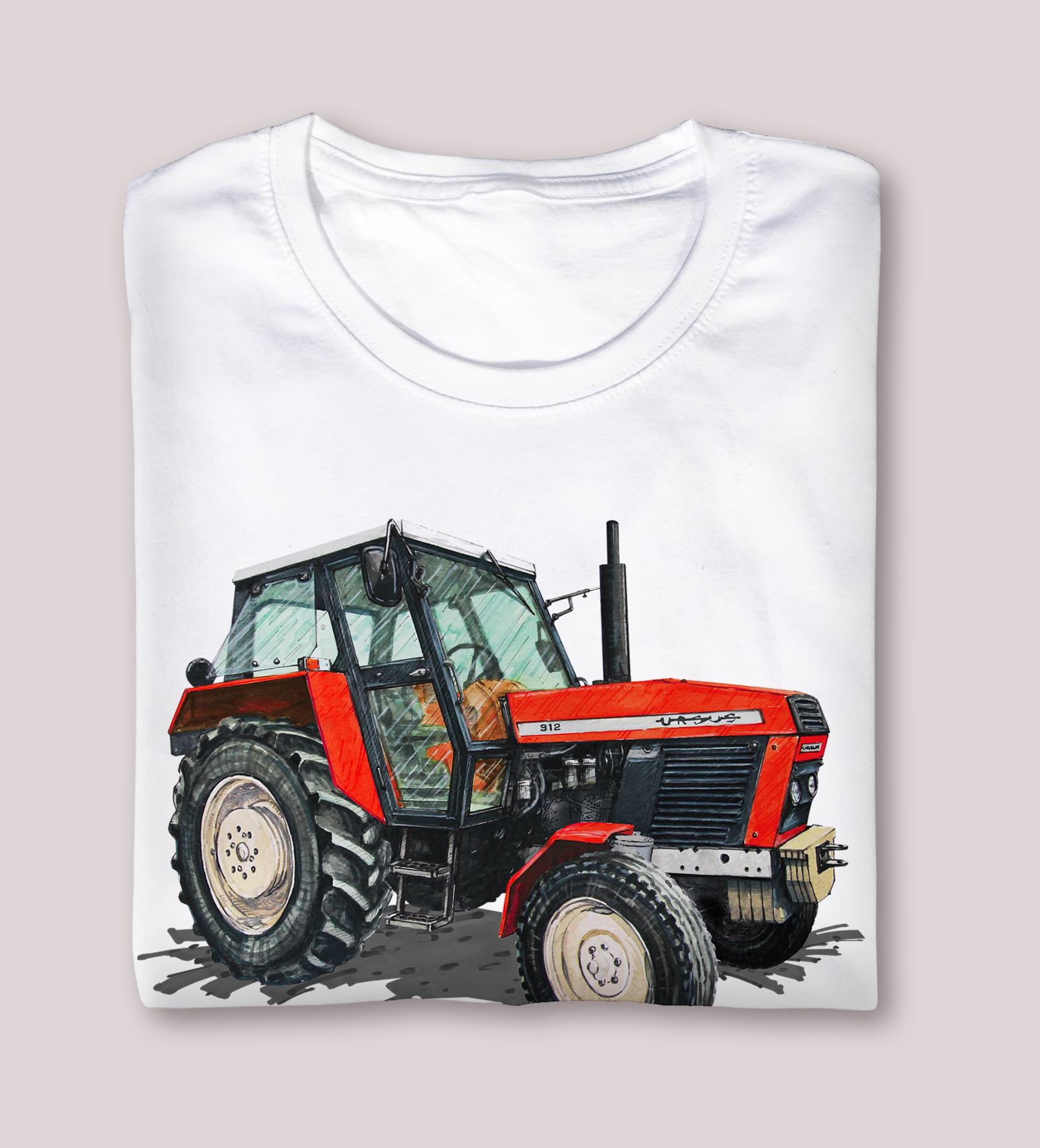 Ursus 912 — koszulka (Kolor koszulki: biały; Rozmiar: 3 - 4 lata; Rodzaj nadruku: Ursus 912)