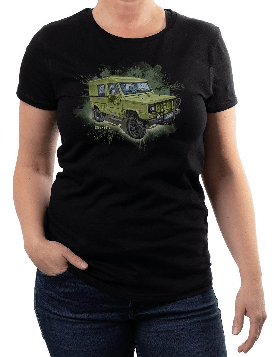 Honker — koszulka (Kolor koszulki: czarny; Rozmiar: L (damska); Rodzaj nadruku: Honker)