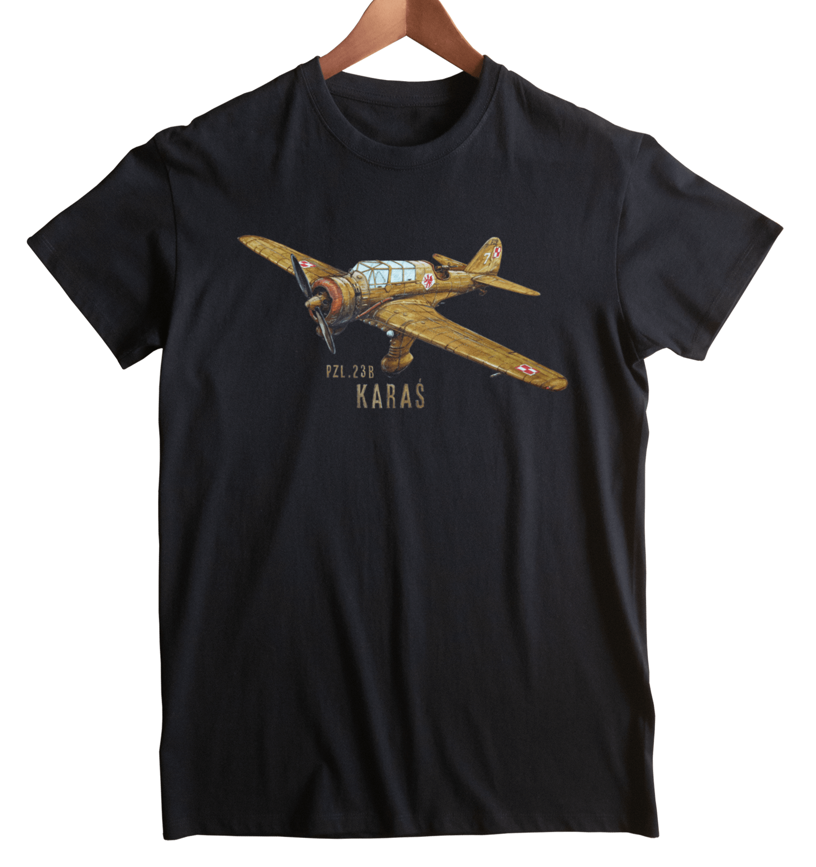 Karaś — koszulka (Kolor koszulki: czarny; Rozmiar: 4XL (męska); Rodzaj nadruku: Karaś)