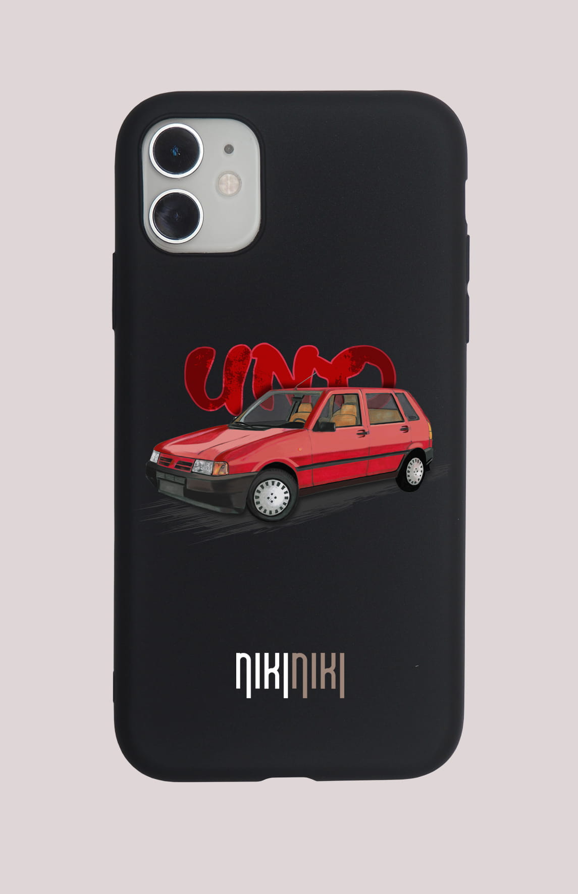 Fiat Uno — etui (Producent telefonu: SAMSUNG; Model telefonu: A36 5G / A56 5G; Kolor etui: czarny; Rodzaj nadruku: Fiat Uno)