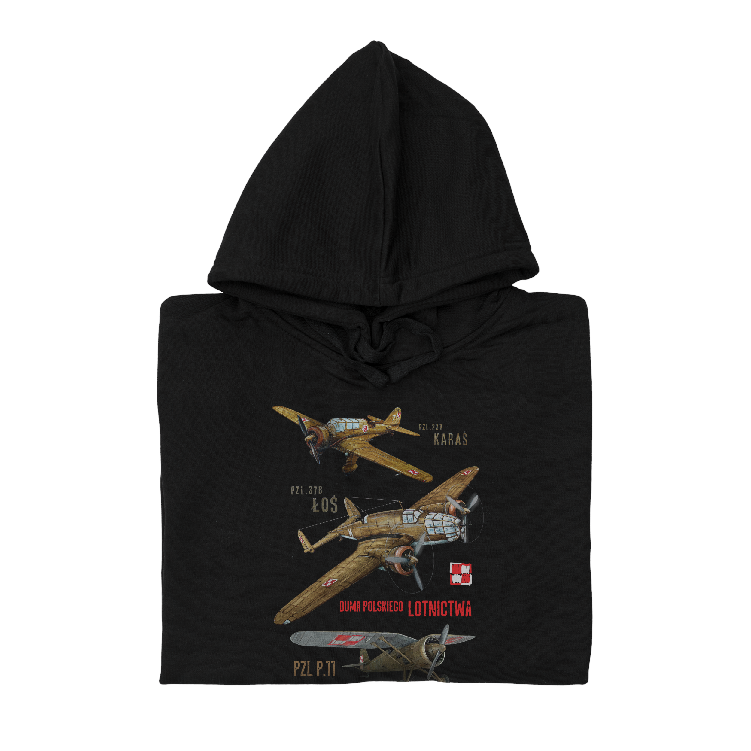 Bluza dla fana samolotów (Rozmiar: XXL; Kolor bluzy: czarny; Rodzaj nadruku: LOTMIX)