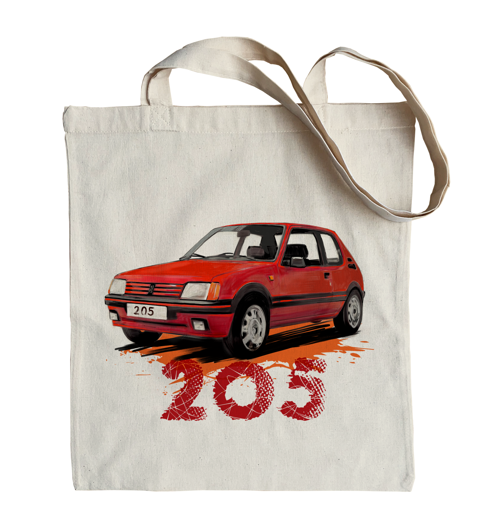 Peugeot 205 — torba (Rodzaj nadruku: Peugeot 205)