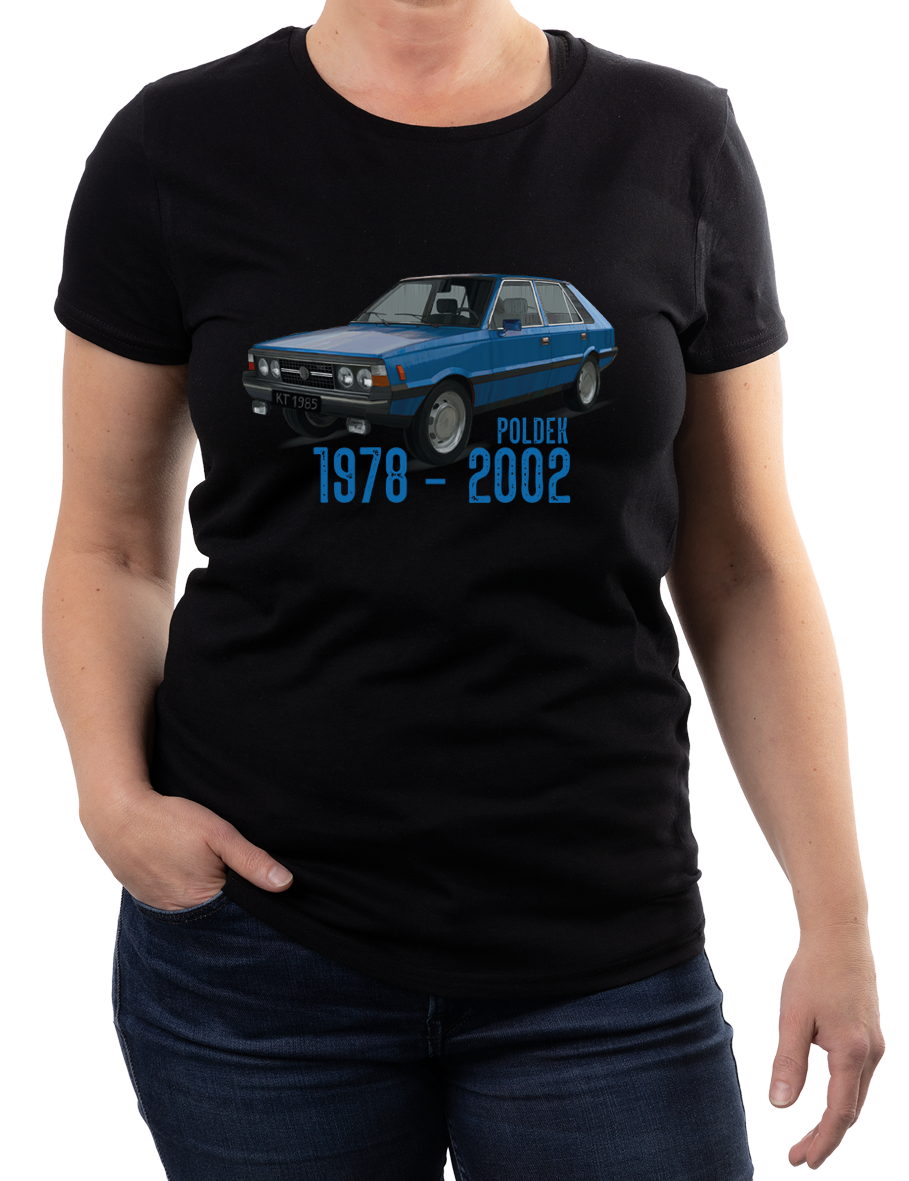 Polonez — koszulka (Kolor koszulki: czarny; Rozmiar: XXL (damska); Rodzaj nadruku: Polonez)