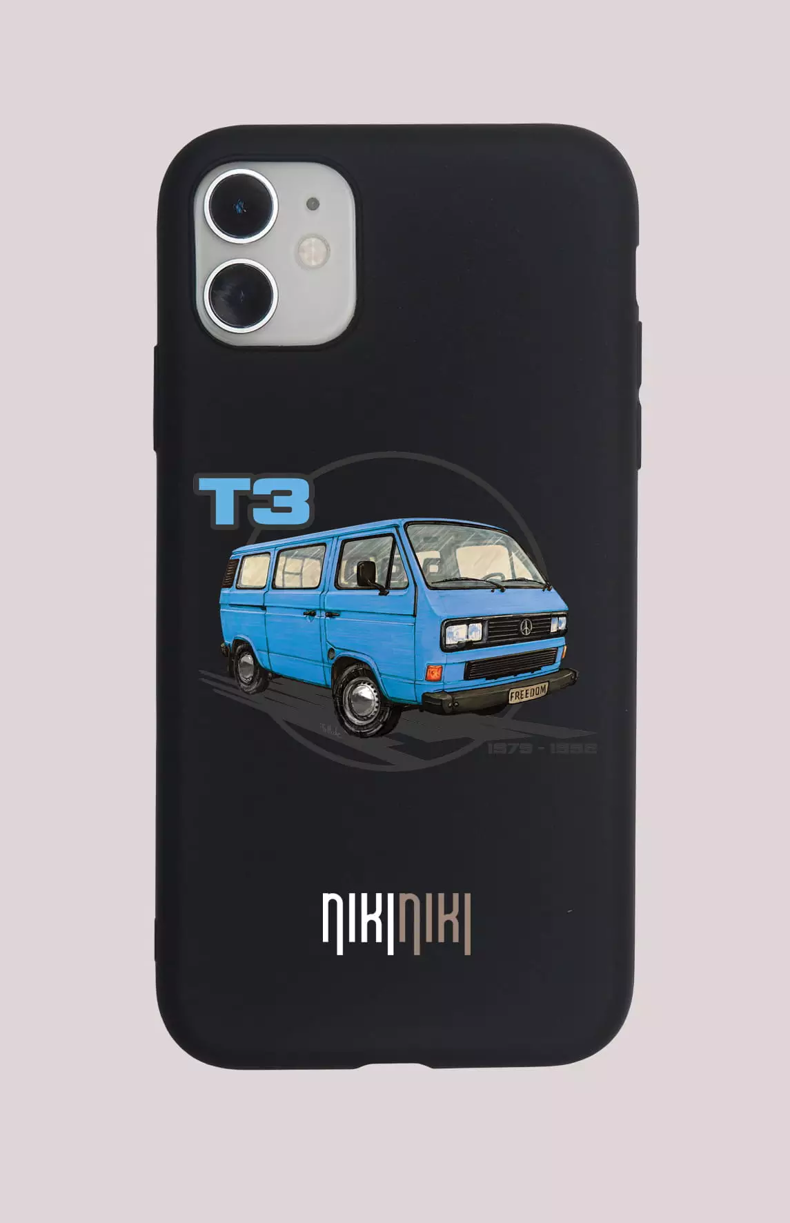 VW T3 — etui (Producent telefonu: HUAWEI; Model telefonu: P40 / P40 5G; Kolor etui: czarny; Rodzaj nadruku: VW T3)