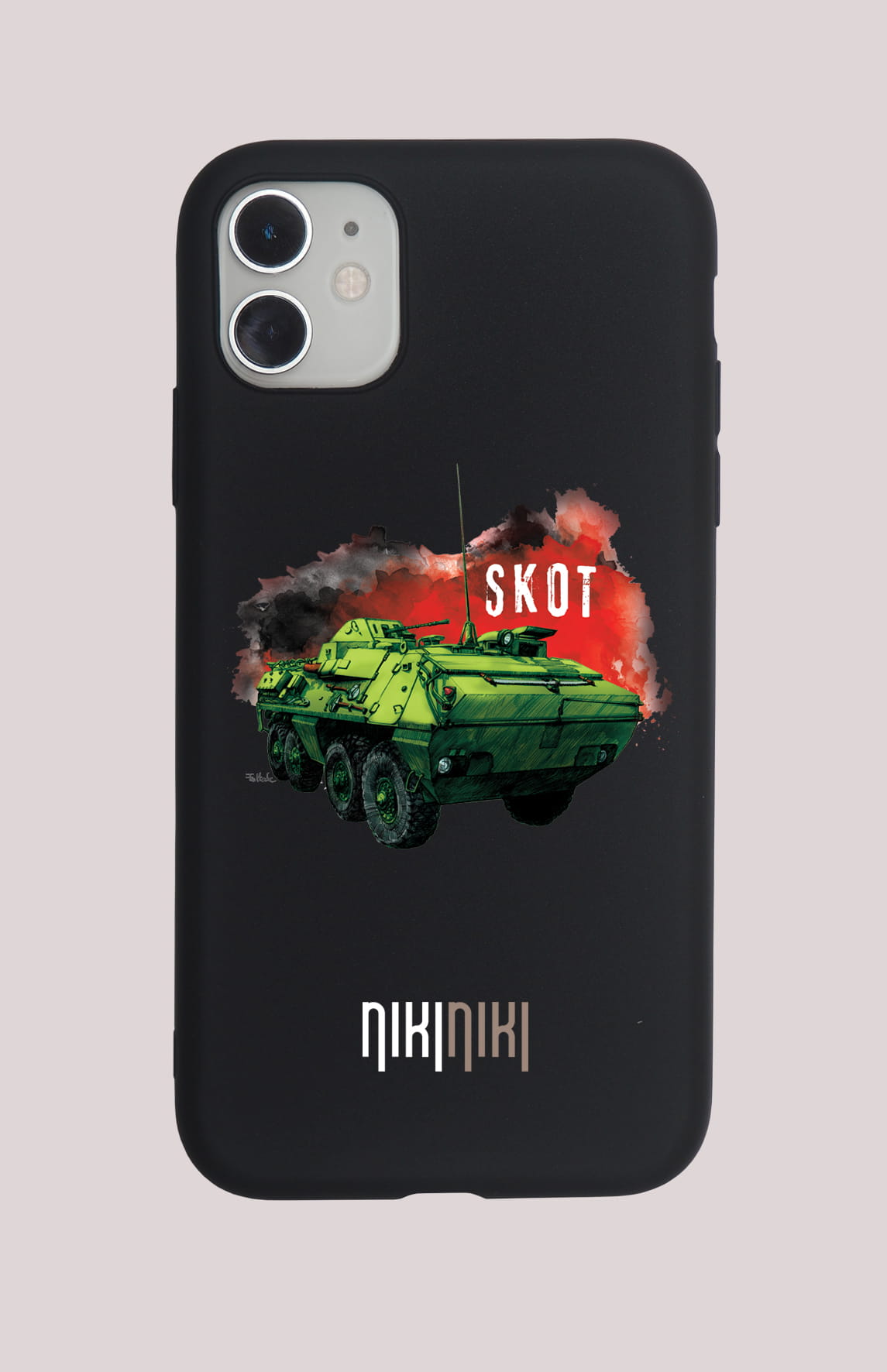SKOT — etui (Producent telefonu: XIAOMI; Model telefonu: Mi 11 PRO; Kolor etui: czarny; Rodzaj nadruku: SKOT)