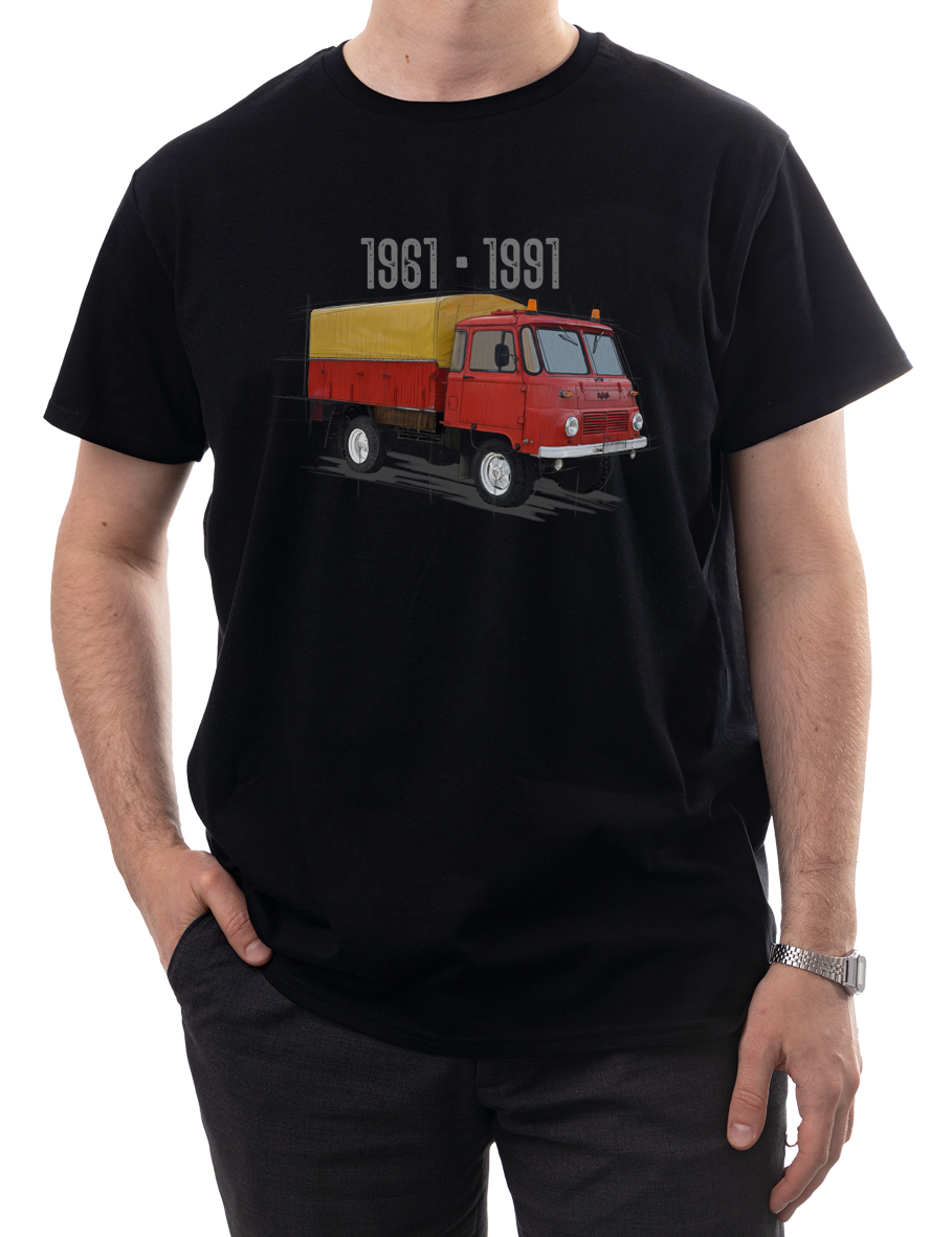 Robur — koszulka (Kolor koszulki: czarny; Rozmiar: 4XL (męska); Rodzaj nadruku: Robur)