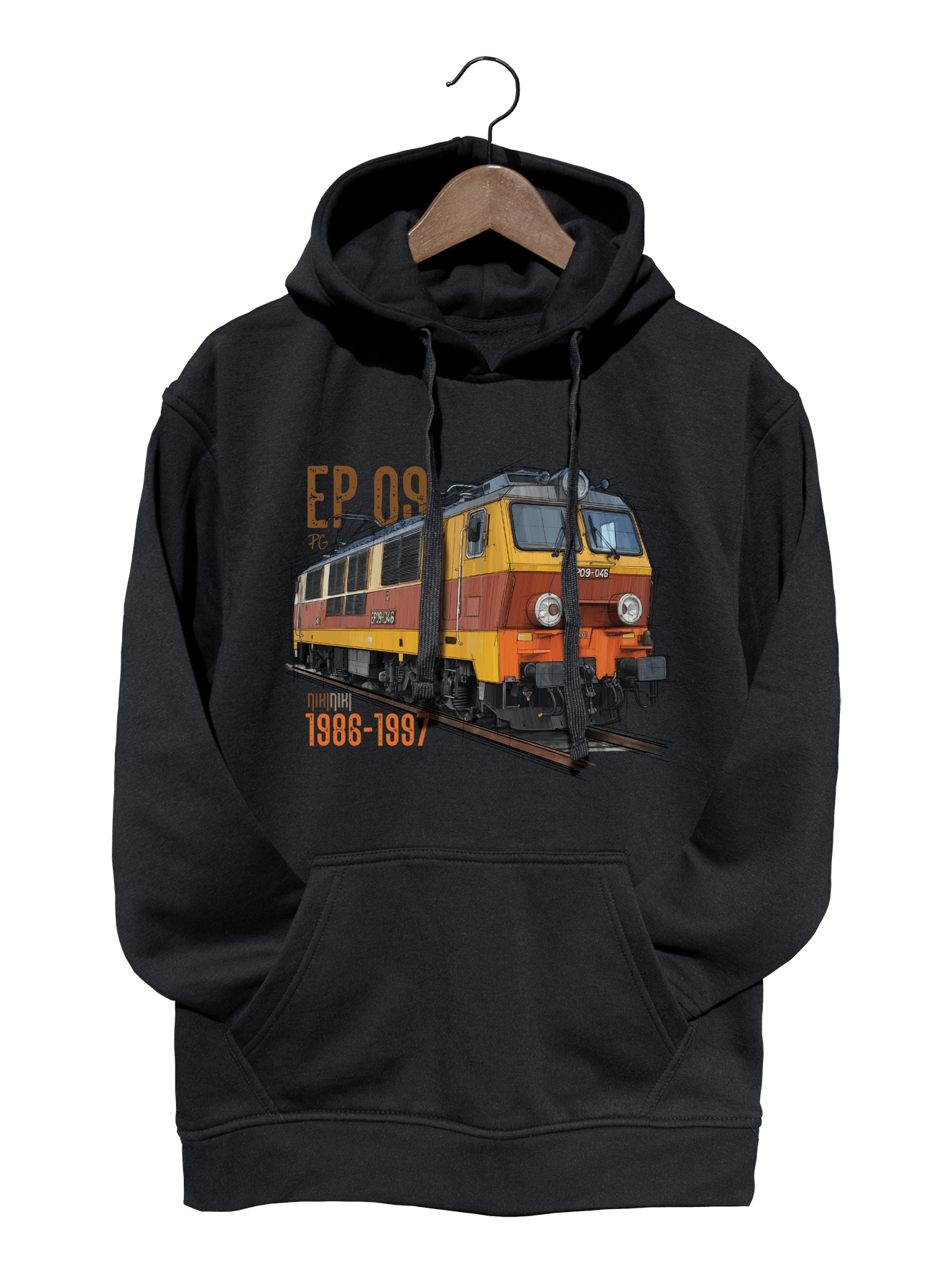 EP09 Dziewiątka — bluza (Rozmiar: 12 - 14 lat; Kolor bluzy: czarny; Rodzaj nadruku: EP09 Dziewiątka)