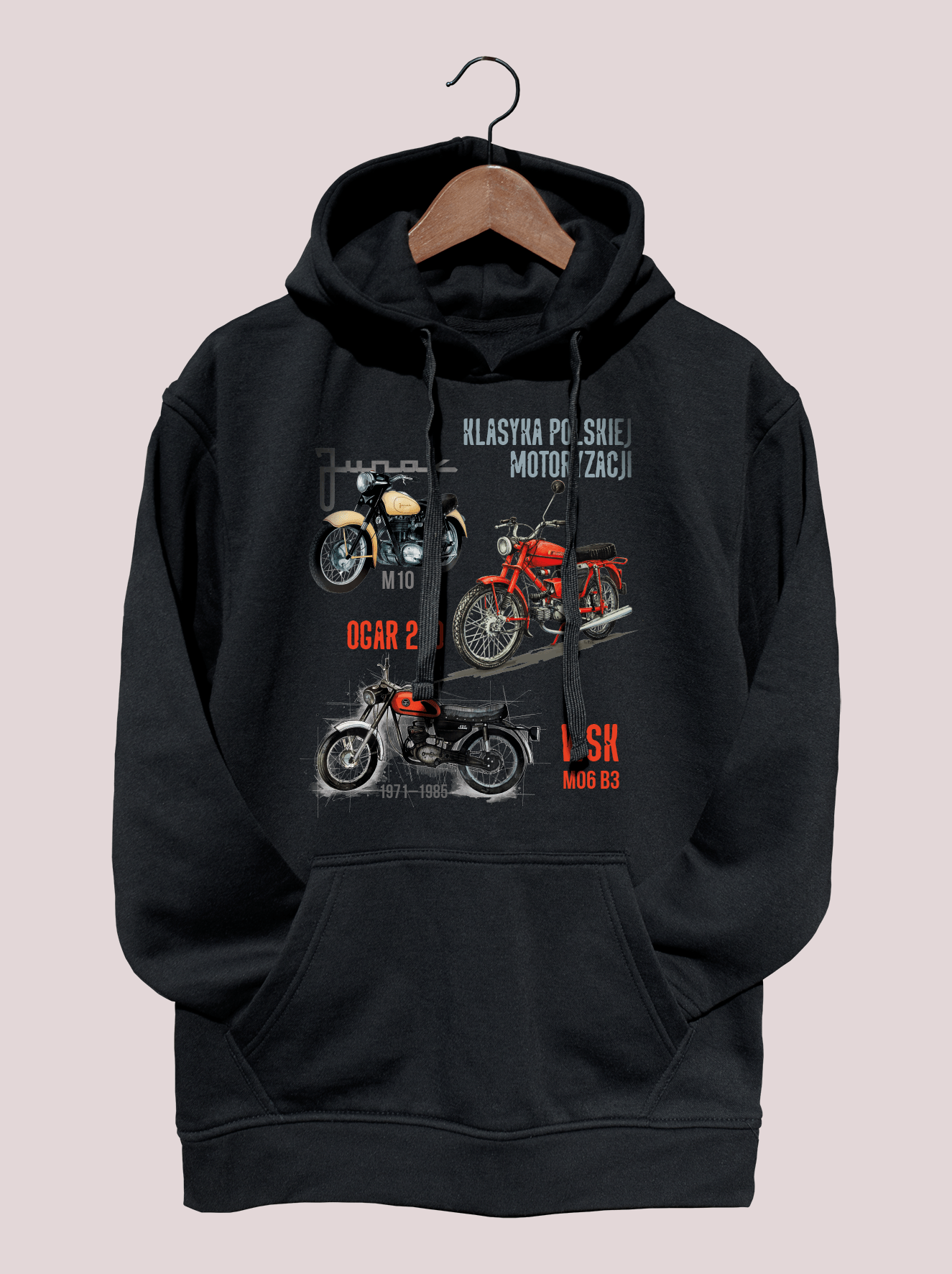 Bluza dla motocyklisty (Rozmiar: 5 - 6 lat; Kolor bluzy: czarny; Rodzaj nadruku: MOTMIX)