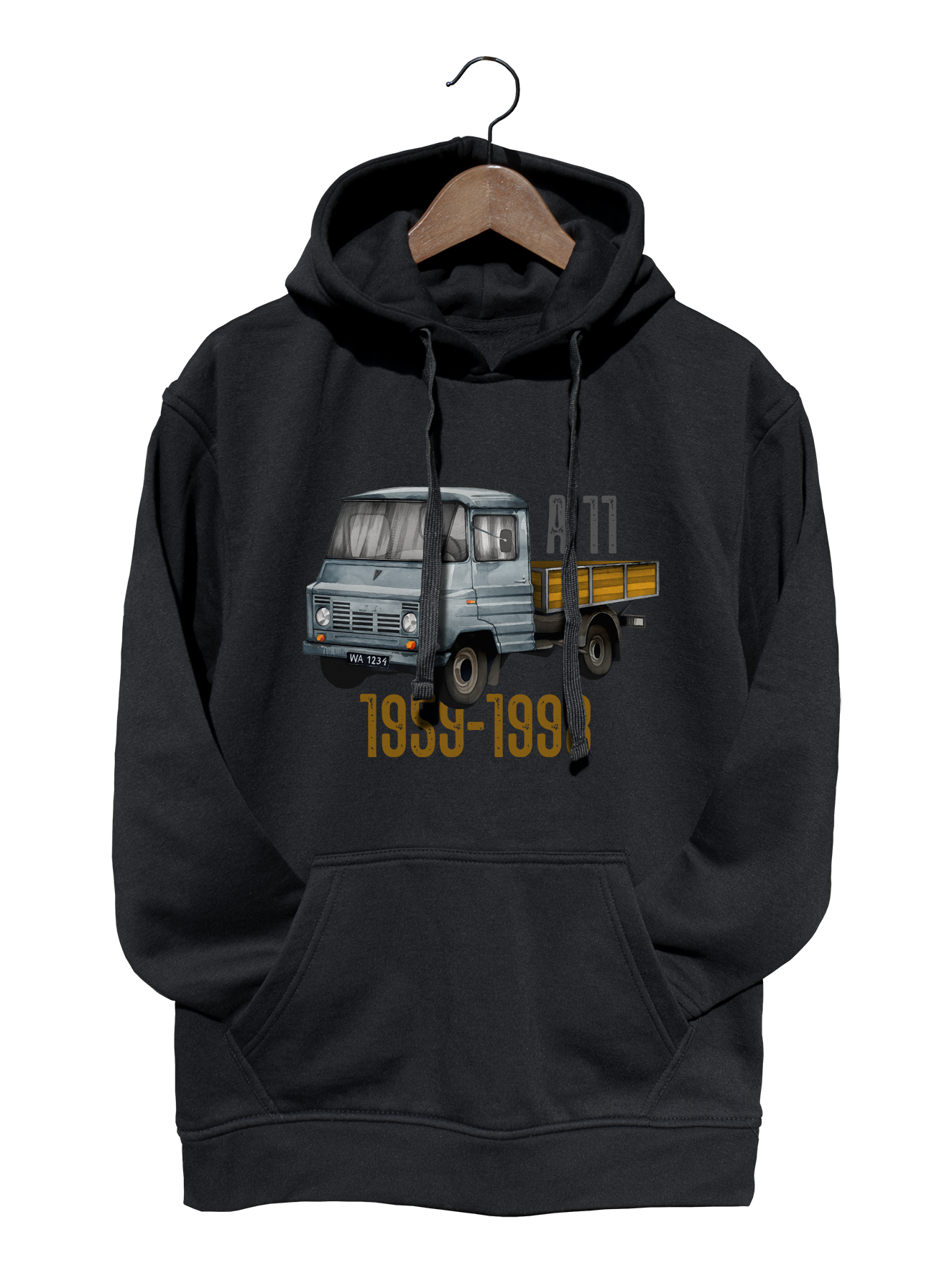 Żuk A11 — bluza (Rozmiar: 5 - 6 lat; Kolor bluzy: czarny; Rodzaj nadruku: Żuk A11B)