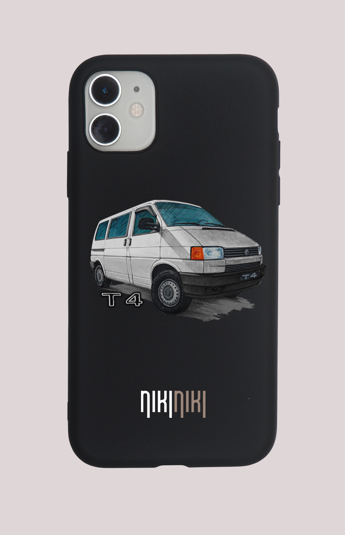 VW T4 — etui (Producent telefonu: SAMSUNG; Model telefonu: A14 5G; Kolor etui: czarny; Rodzaj nadruku: VW T4)