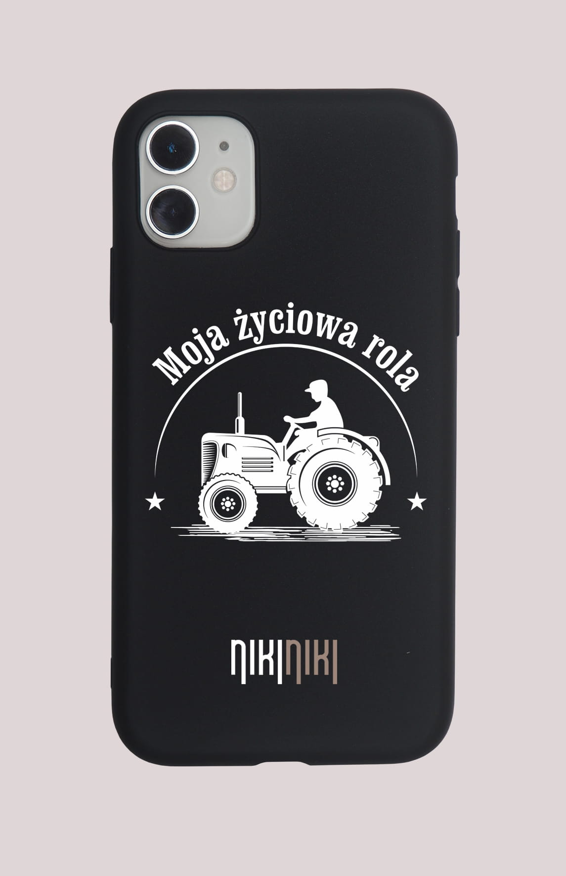 Traktor — etui (Producent telefonu: NOKIA; Model telefonu: 1.4; Kolor etui: czarny; Rodzaj nadruku: Traktor)