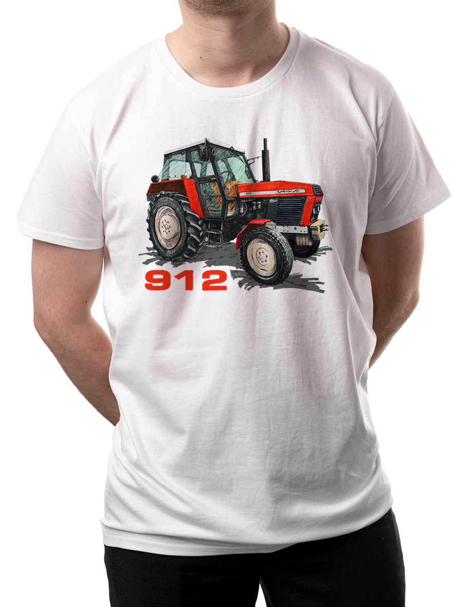 Ursus 912 — koszulka (Kolor koszulki: biały; Rozmiar: 4XL (męska); Rodzaj nadruku: Ursus 912)