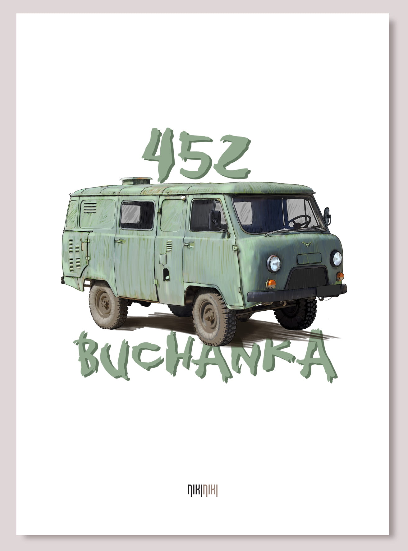 UAZ Buchanka — plakat